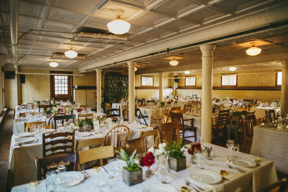 historic military compound wedding in the marin headlands