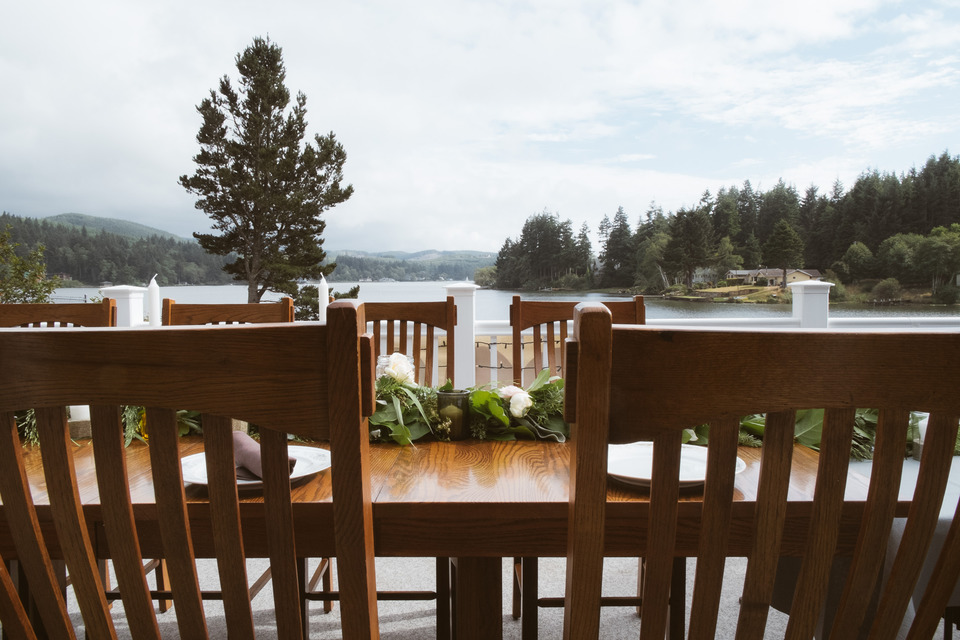 backyard devil's lake wedding oregon