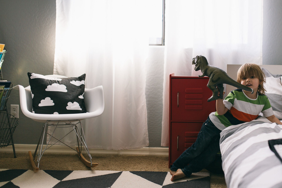 Henry Hampton's room / Amy Winningham Photography