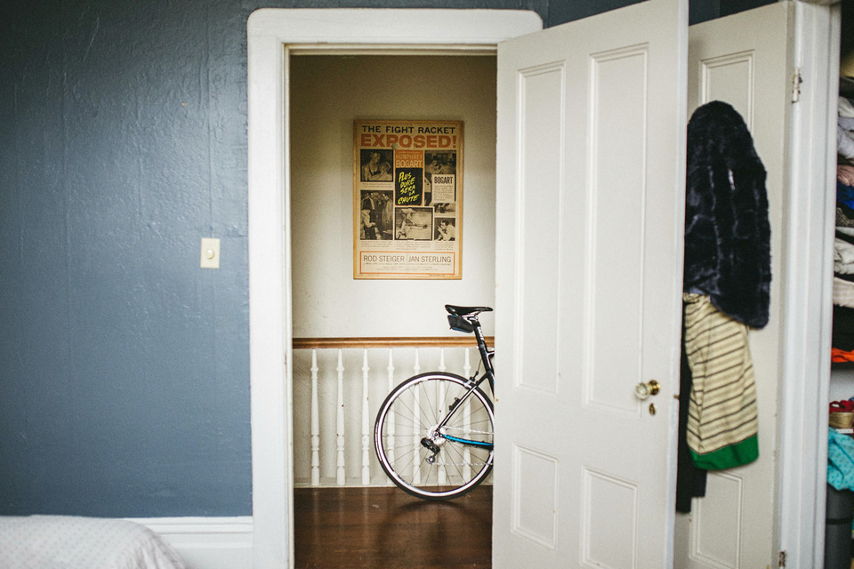 engagement session in the san francisco mission district, making pancakes, hiking bernal heights
