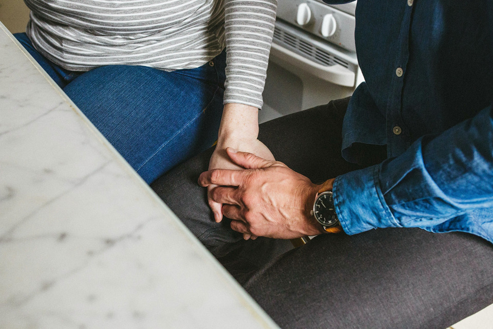 engagement session in the san francisco mission district, making pancakes, hiking bernal heights