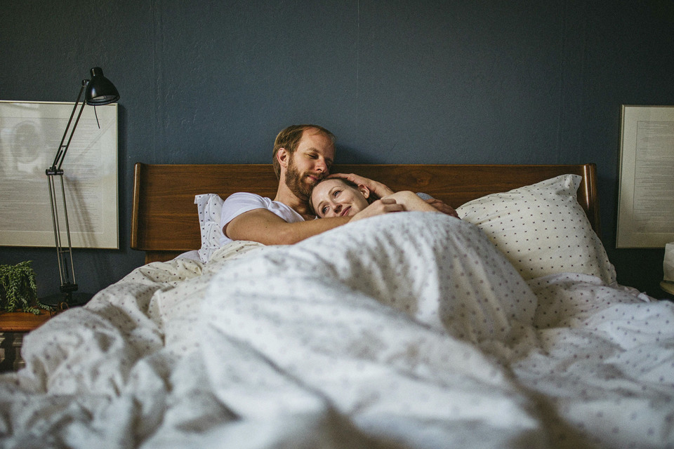engagement session in the san francisco mission district, making pancakes, hiking bernal heights
