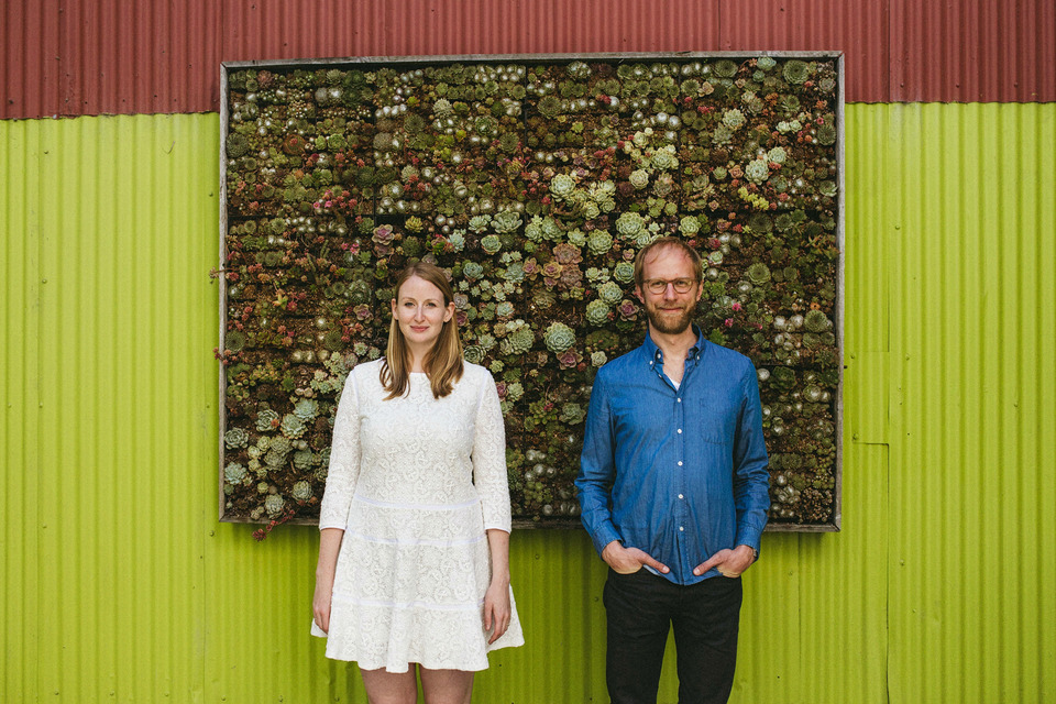 engagement session in the san francisco mission district, making pancakes, hiking bernal heights