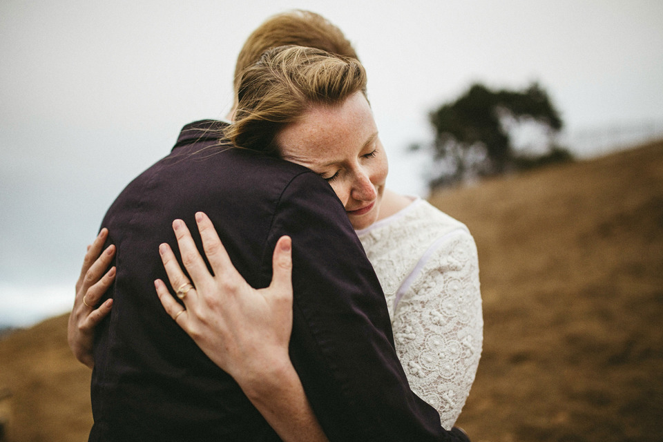 engagement session in the san francisco mission district, making pancakes, hiking bernal heights