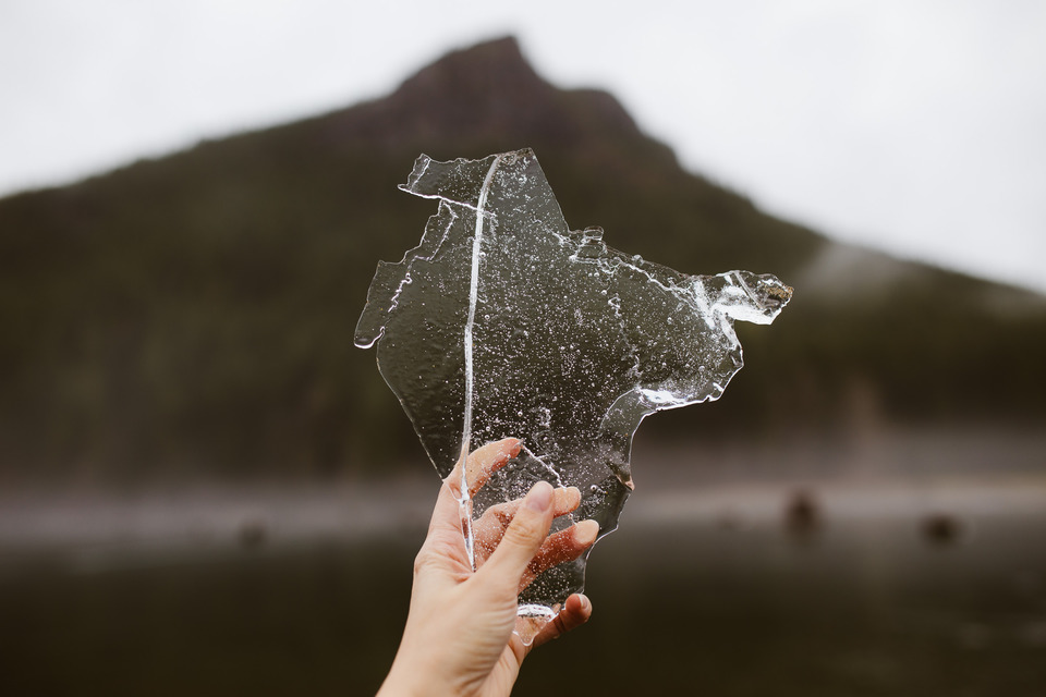 rattlesnake lake frozen