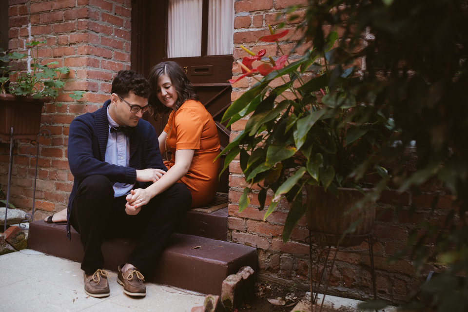 los angeles engagement session