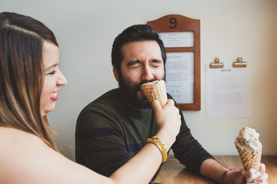 roxy and omar at salt and straw