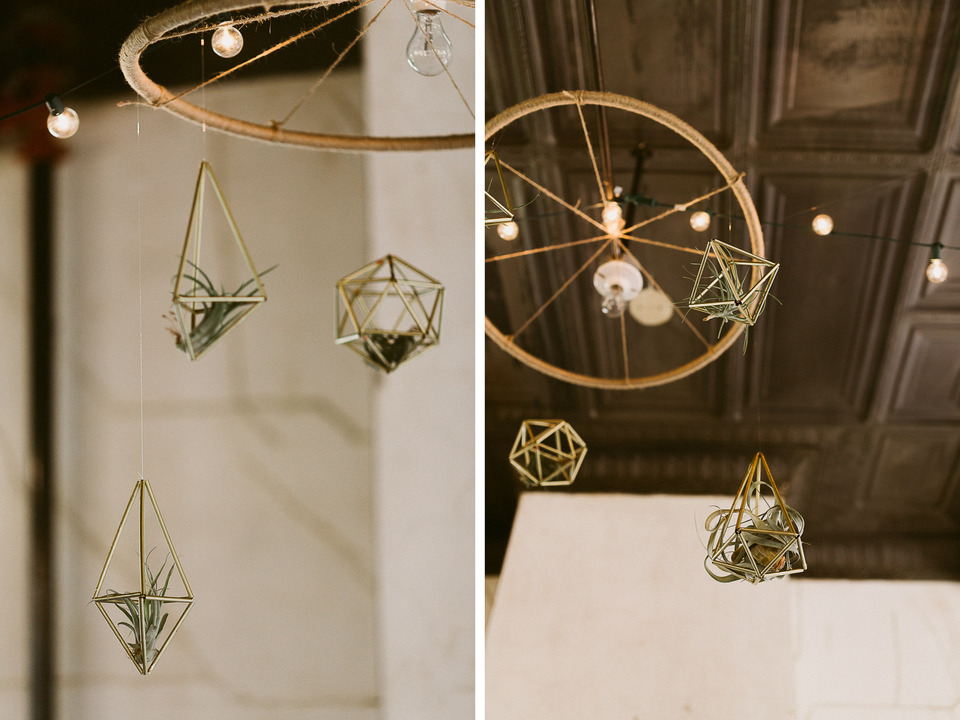 diy air plant mobile